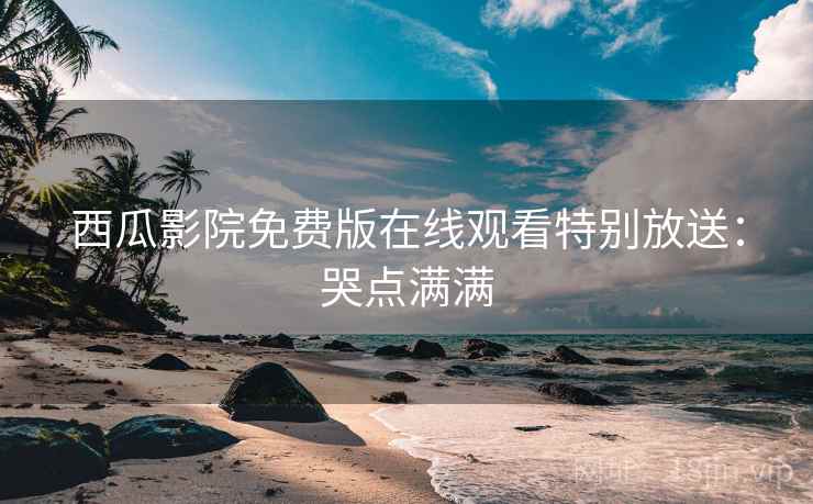 西瓜影院免费版在线观看特别放送：哭点满满